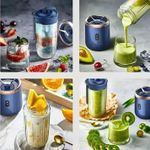 Generic 400ML Portable Refillable Blender with Extra Cup 6 Blades Multifunction Juice Blender - image 2