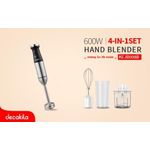 Decakila  KEJB008B Hand Blender Black & Silver