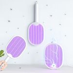 product_image_name-WakeView-Foldable Electric Mosquito Killer Trap USB Rechargeable Mosquito Racket Insect Killer with UV Light Bug Zapper 4000V-1