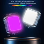 product_image_name-Flushrenic-RGB LED Video Light, Full Color Selfie Light for iPhone, Phone Light with Type-C Rechargeable, Picture Light Up to 6000K Color Temperature for Selfie, Zoom Conference, Video, Makeup and Live Stream-5