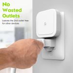 product_image_name-Generic-(6pcs 1set) This sensor-activated LED night light for children can be embedded in a wall and is suitable for use in bathrooms, hallways, stairwells, kitchens, bedrooms, garages, and other similar locations.-3