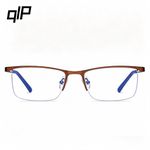 qIP High Quality Blue Light Blocking Computer Glasses Metal Eyewear Frames UV400