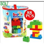 88PCS Jumbo Building Blocks Toy For Kids – Creative Learning - Multicolor