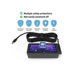 product_image_name-Lenovo-Replacement 65W USB Type C Adapter Fast Charger & Free AC Fused Power Cord, Color - Black-4