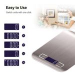 Generic Rechargeable Kitchen Digital Food Scale 10KG/1g Measuring - image 5