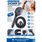 AD Function Handhead Shower Head - Black