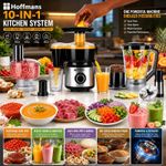 Hoffmans Food Processor 10 In 1 Black