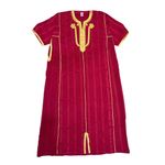 product_image_name-Generic-Luxury Embroidered Kaftan (Wine Red & Gold) – Traditional African Wear-1