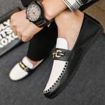 product_image_name-AIDAILU-Men's Loafers & Slip-Ons Casual Soft Sole Shoes - Black&White - Black&White - EU 42-3