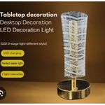 A Bonne Crystal Star Multiple Colour setting Table Lamp - Multicolours - image 2