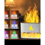 Generic Flame Aroma Diffuser & Humidifier – LED Fire Effect Essential Oil Diffuser