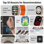 Generic Series 10 Ultra 3 Max  2.2" Bluetooth Call Full Touchscreen Smartwatch- For Android and iOS - image 2