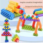 product_image_name-Generic- 200 pieces DIY Educational lighting toy: hexagonal building blocks-3