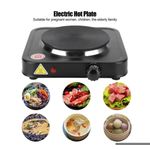 Generic Single Electric Hot Plate - Black - image 3