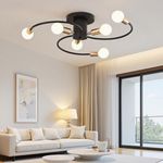 Generic 6 LED ceiling pendant light, study/dining room ceiling pendant light - image 2