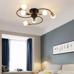 Generic 6 LED ceiling pendant light, study/dining room ceiling pendant light - image 3