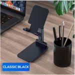 White Label Adjustable Desktop Phone Stand Holder - Black - image 3