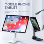 White Label Adjustable Desktop Phone Stand Holder - Black - image 4