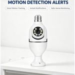 Generic Spherical Mini CCTV Camera WI-FI Intelligent - White - image 4