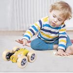 product_image_name-Generic-2.4G Children's yellow remote control car, dinosaur stunt remote control car-3