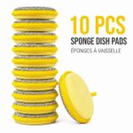Generic 10-Piece Double-Sided Sponge Dish Pads