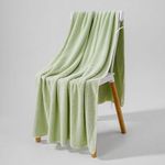 70*140cm Premium Newborn Body Shower Towels Big Unisex Green Coral Fleece Soft Absorbent Bathing Towel