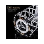 Generic Rotating Jewelry Display Rack - Clear Acrylic, 30cm Height - image 6