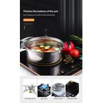 White Label 10 Pcs Stainless Steel Kitchen Cookware Sets - Red - image 5