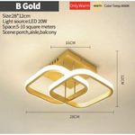 product_image_name-Generic-LED Ceiling Light Tricolor Lamp Kitchen Bedroom Living Room-1