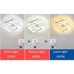 product_image_name-Generic-LED Ceiling Light Tricolor Lamp Kitchen Bedroom Living Room-7