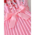product_image_name-Generic-1-2 Year Girls Pink Sleeveless Floral Dress -3