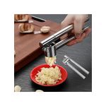 product_image_name-TodyJeyHo-Garlic Press Mincer - 304 Stainless Steel Garlic Crusher, Detachable, Heavy-duty, Rust Proof , Professional Garlic Presser Crusher and Peeler Set, Sturdy Ginger Press for Nuts and Seeds, Easy to Clean and Dishwasher-4