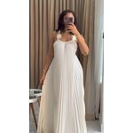White maxi dress