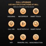 product_image_name-Generic-Pro 6 Wireless  Noise Reduction Earbuds - Touch control- Black -3