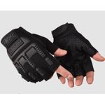 Generic  Half Finger Cycling Gym Hand Gloves Tactical Non-slip Adjustable