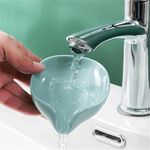 ShebSheb Leaf‑Shaped Self‑Draining Soap Holder – Suction Cup Soap Dish, No‑Drill Bathroom & Kitchen Counter Organizer - image 6