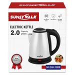Prime Premium Electric Kettle with Auto Shut-Off (1.8L)-silver