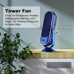 Generic Desk Cooling Fan With 5 Gears  720° Rotating - image 7