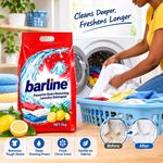 Generic Barline Laundry Detergent Powder 1kg – Powerful Stain-Removing Washing Powder for Clothes - image 2