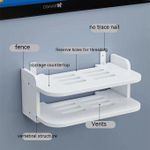 Generic 45cm Two Tier Storage Mural-compatible Wall Shelf-DVD/Decoder/Player - image 7