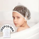 product_image_name-Miztabryn-Kids Shower Cap - 100 Pieces/Bag Transparent-1