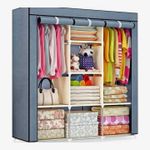 Multi-Compartment Wardrobe Organizer - Grey