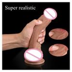 Generic Huge Realistic 8 Inch Silicone Dildo - image 3