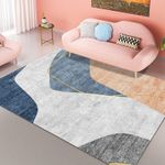 product_image_name-Generic-Nordic Style Carpet Mat Floor Slip Rug 50x80cm - Multicolor-1
