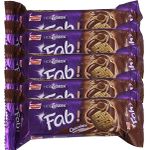 Parle FAB CHOCOLATE CHIPS BISCUITS (Crunch crispy delicious)100g X 6pcs