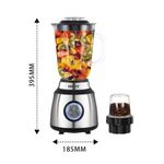 product_image_name-Generic-GERMAN - Durable Quality Powerful Unbreakable Glass Blender  1.5L - 2 .0L  Silver -2
