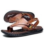 product_image_name-Fashion-Men's Fashion Outdoor Casual Flip Flops and Sandals - Dark Brown-5
