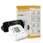 product_image_name-Generic-Digital white and black Arm Blood Pressure Monitor with Large LCD Display & Pulse Measurement-1