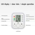 product_image_name-Generic-Digital white and black Arm Blood Pressure Monitor with Large LCD Display & Pulse Measurement-4