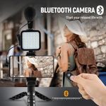 Generic Selfie Stick Vlog Kit With LED Video Light Microphone Tripod - image 2